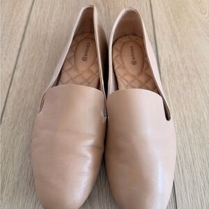 Birdies Tan Leather Loafers